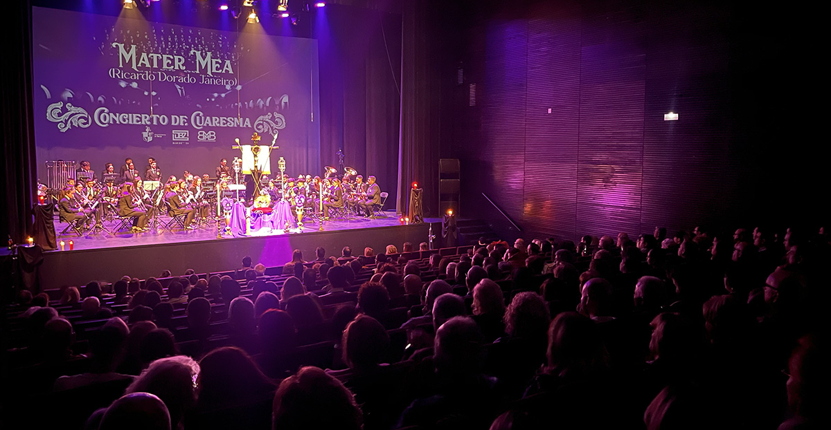La Banda de Música de Berja y Dani de Baza se unen en emotivo concierto de Cuaresma